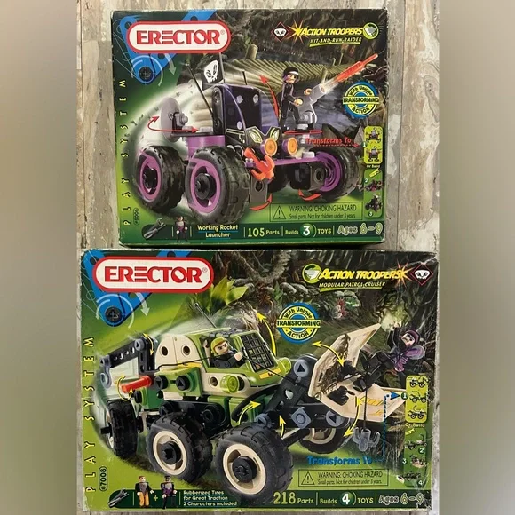 Lot De 14 Pièces Meccano Ancien Et Original – Fabrication Française, Peinture D'époque